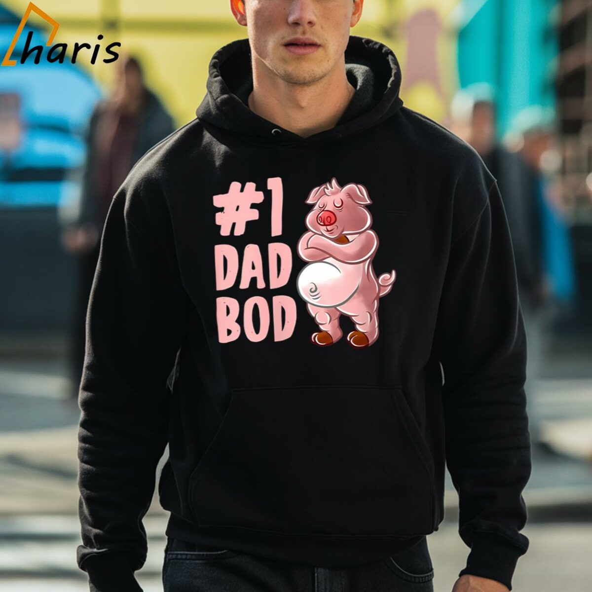 Pig Dad Best Dad Bod Daddy Pigs Papa Farmer Fathers Day T Shirt 3 hoodie