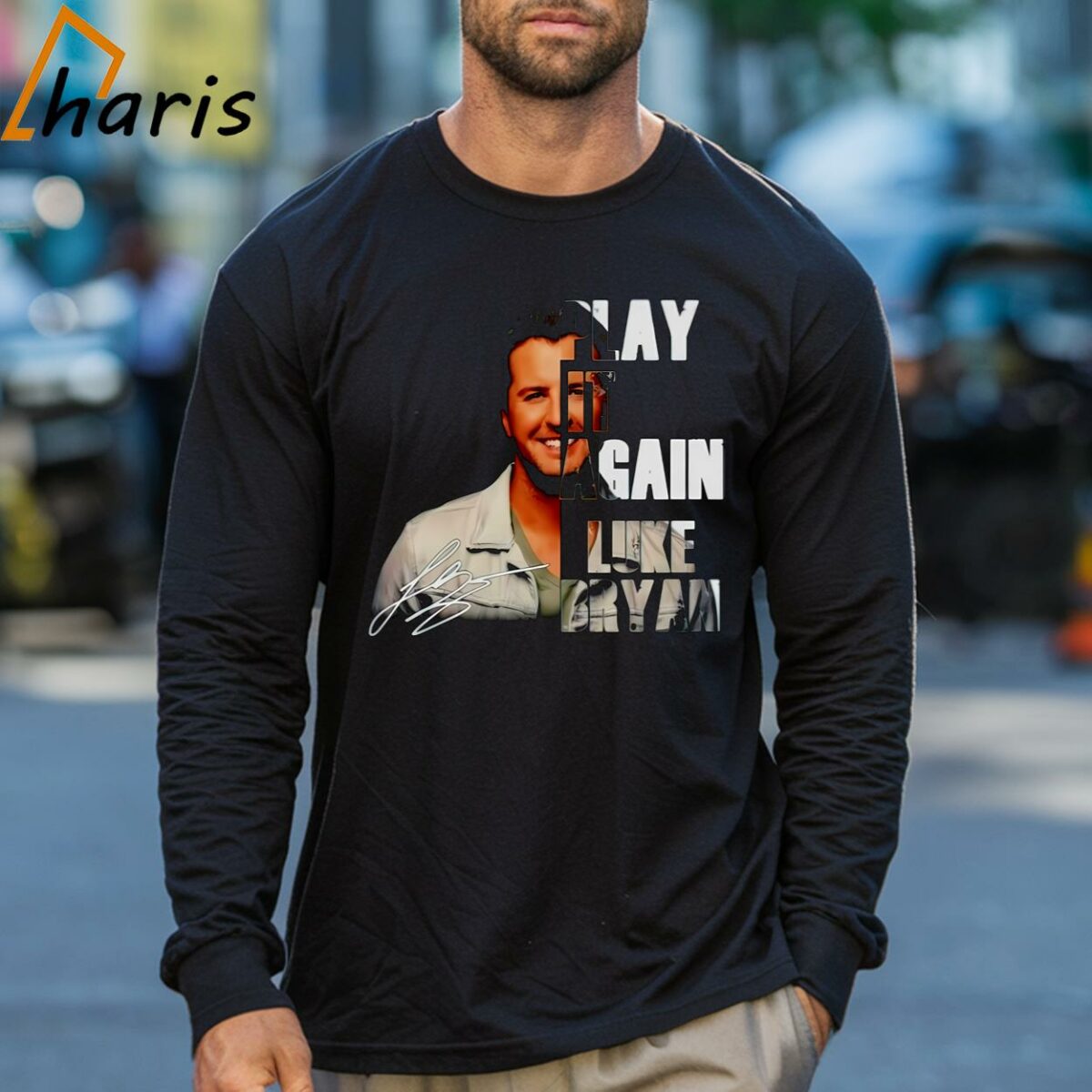 Play It Again Luke Bryan Shirt 3 Long sleeve shirt