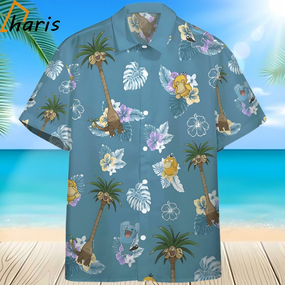Pokemon Alolan Exeggutor Hawaiian Shirt 2 2