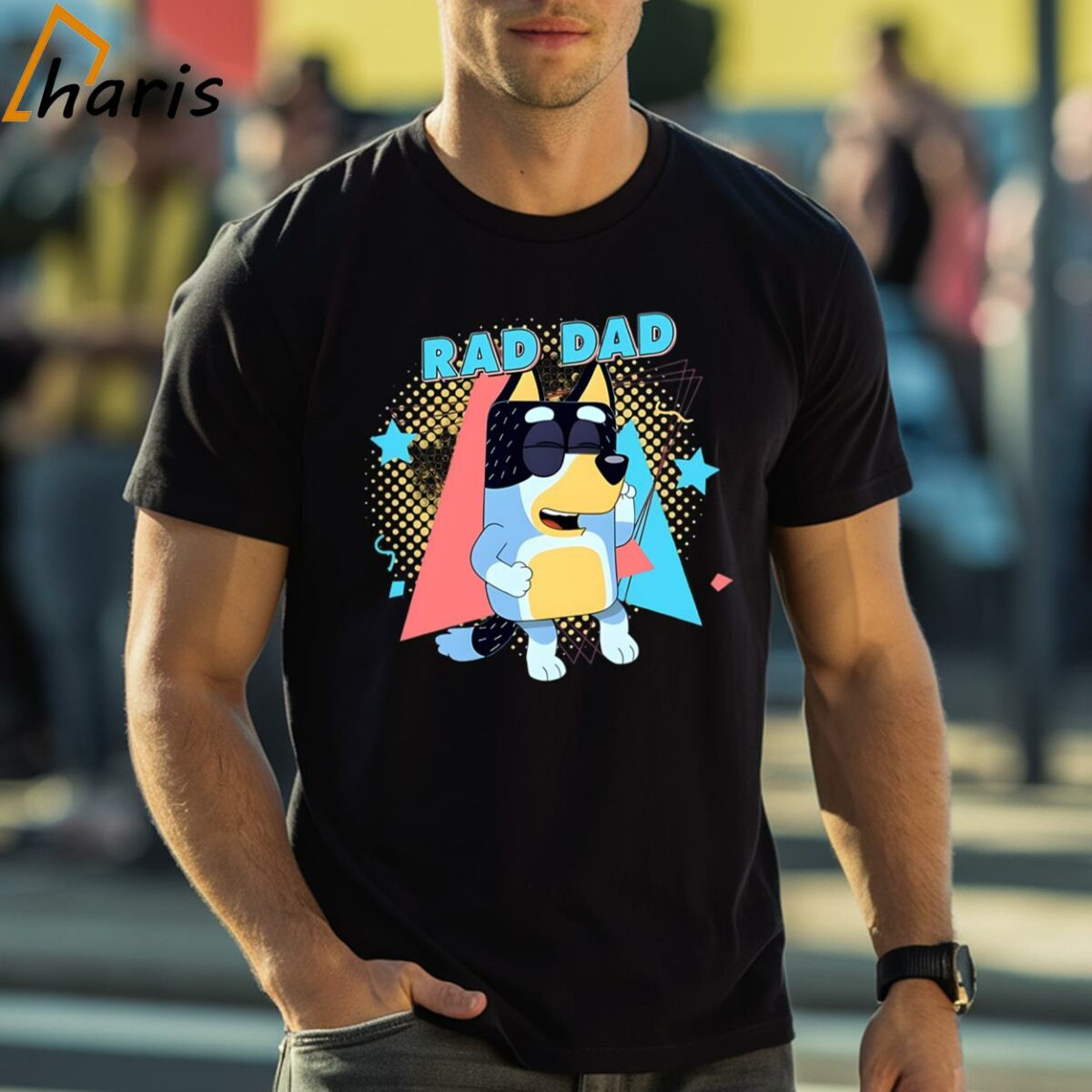 Rad Dad Bluey Shirt Family Bandit Heeler For Dad Fathers Day Gift 1 Shirt