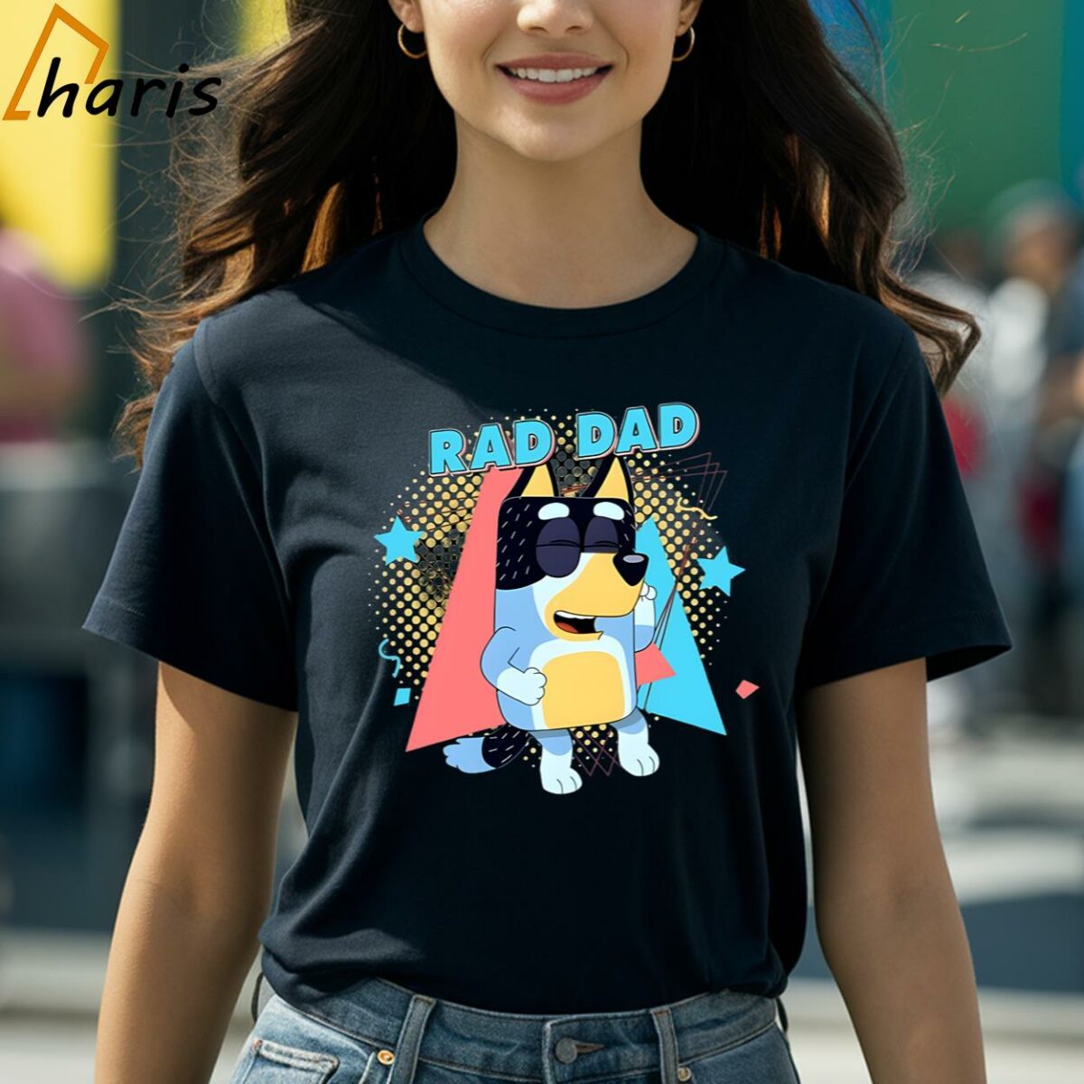 Rad Dad Bluey Shirt Family Bandit Heeler For Dad Fathers Day Gift 2 Shirt