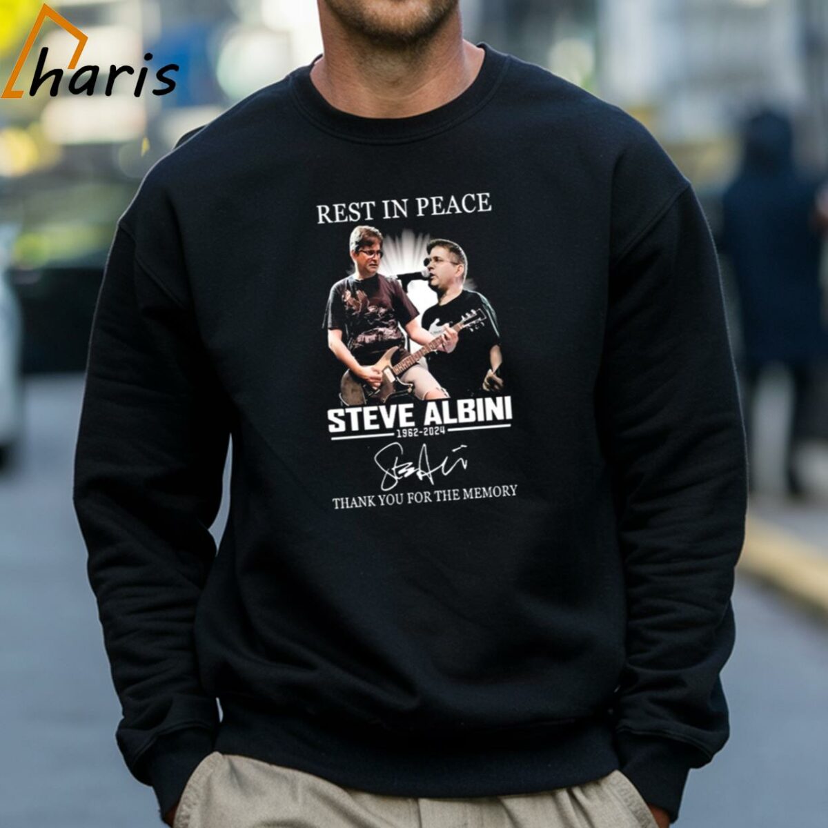 Rest In Peace Steve Albini Thank You For The Memory Signature T shirt 4 Sweatshirt