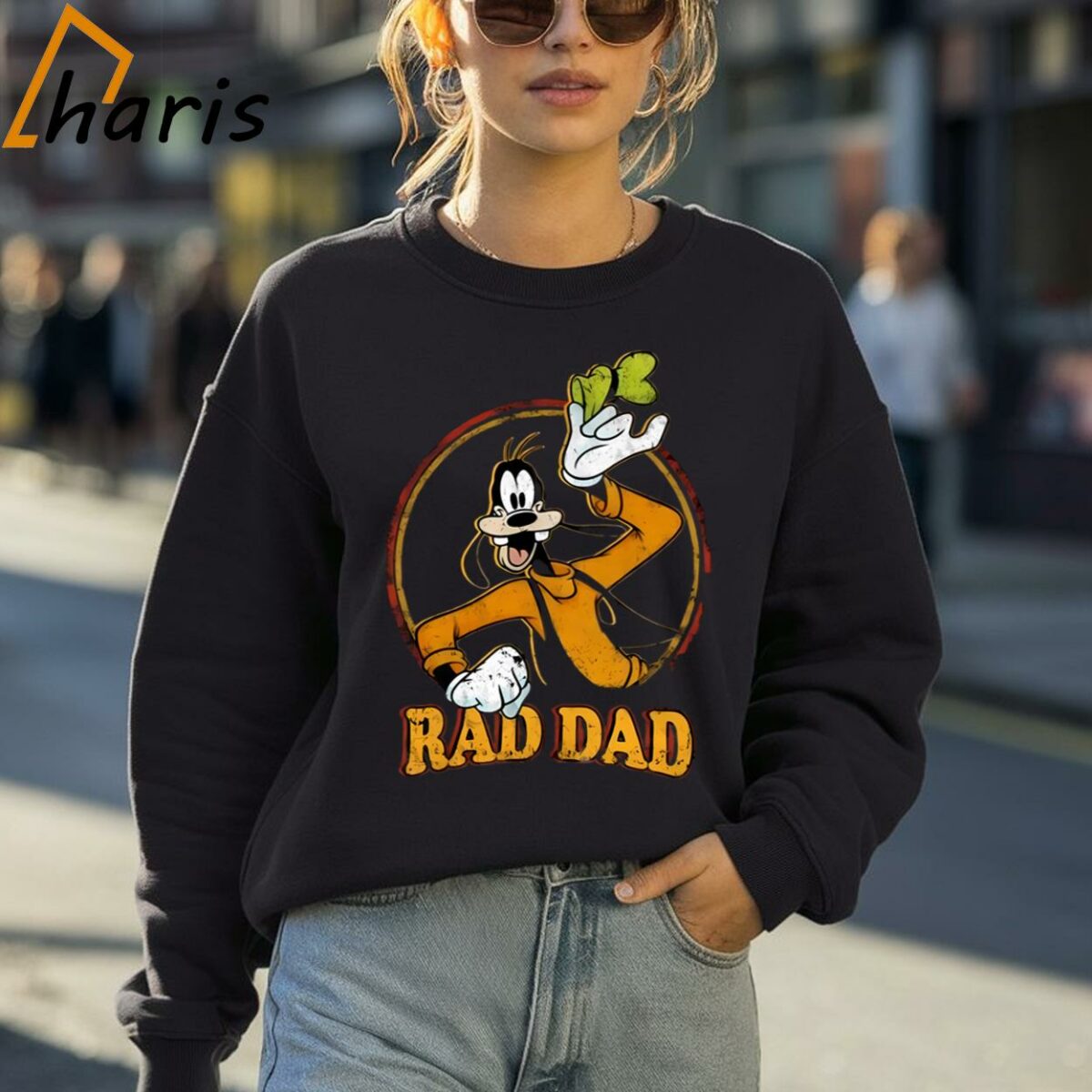 Retro 90s Goofy Rad Dad Rad Like Dad Disney Dad Shirt 4 Sweatshirt