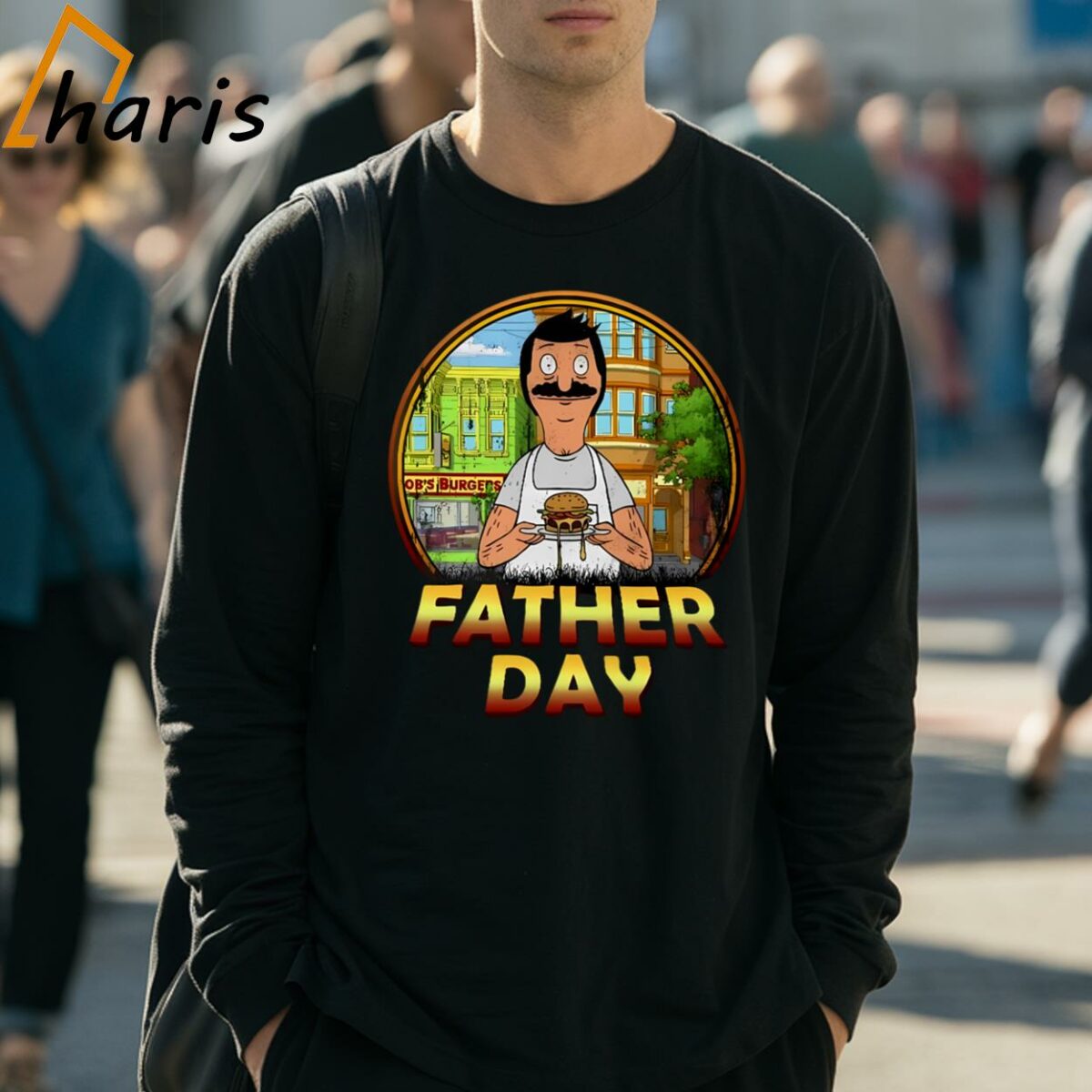 Retro Bob Belcher Bobs Burgers Shirt Fathers Day Gifts 3 Long Sleeve Shirt