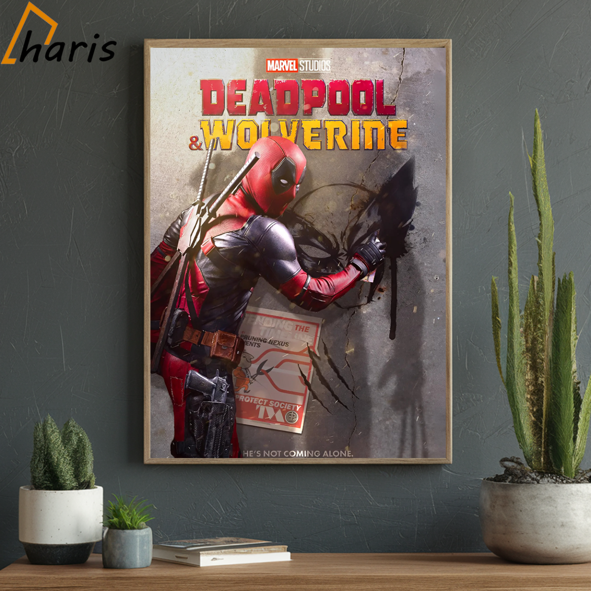 Retro Deadpool Wolverine 2024 Movie Wolverine Deadpool 2024 Poster