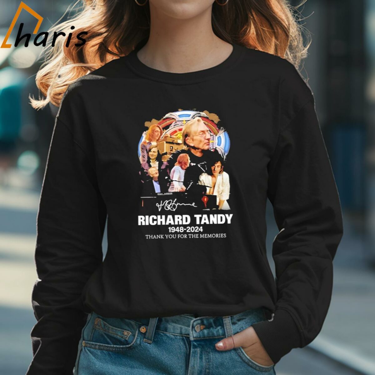 Richard Tandy 1948 2024 Thank You For The Memories Shirt 3 Long sleeve shirt
