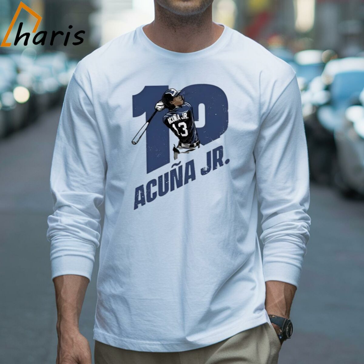 Ronald Acuna Jr 13 Atlanta Braves 2024 Shirt 3 Long sleeve shirt