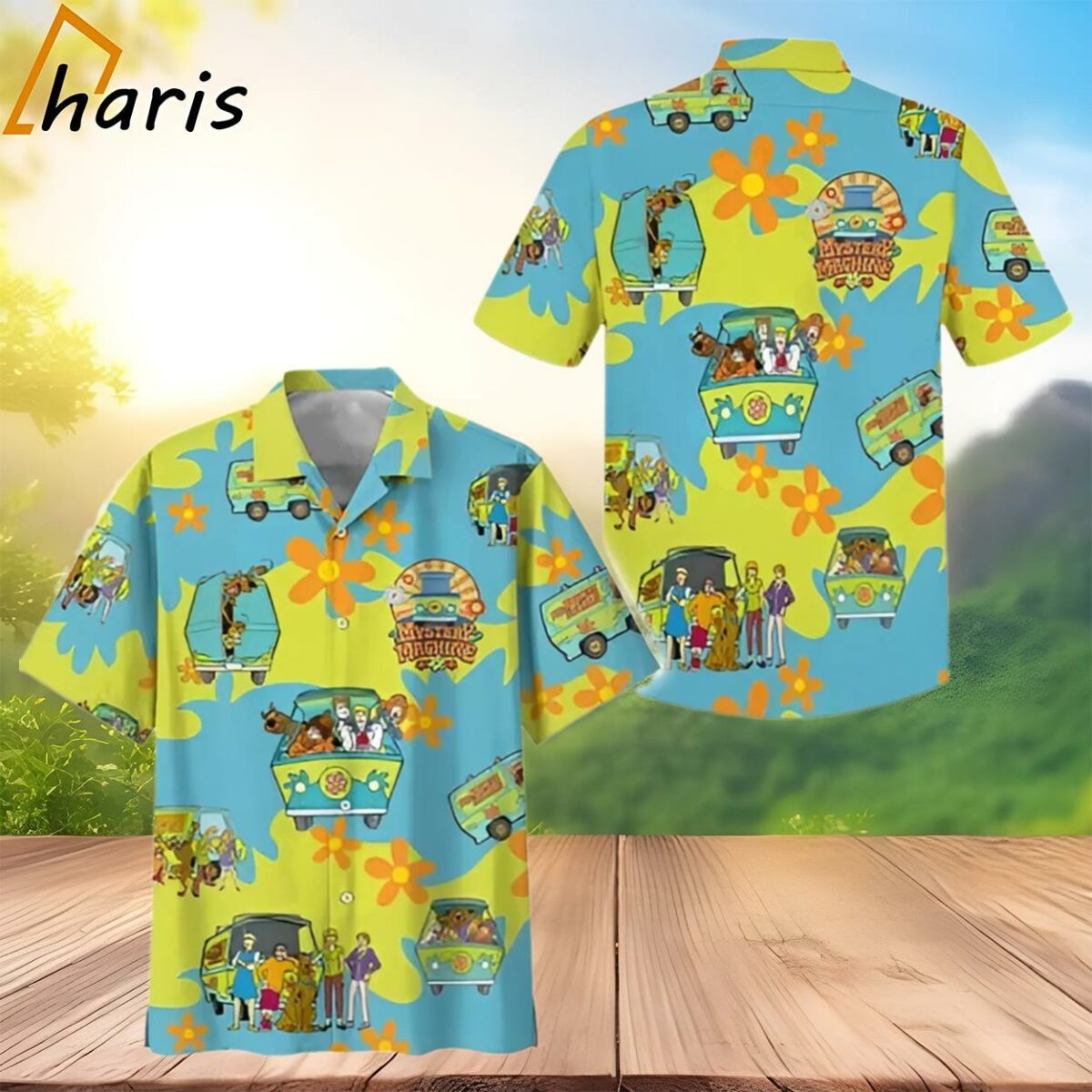 Scooby Doo Mystery Machine Hawaiian Shirt 2 3