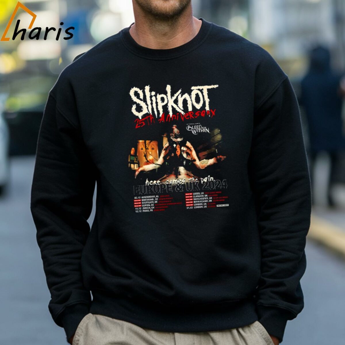 Slipknot 25 Years North America Tour 2024 T Shirt 4 Sweatshirt