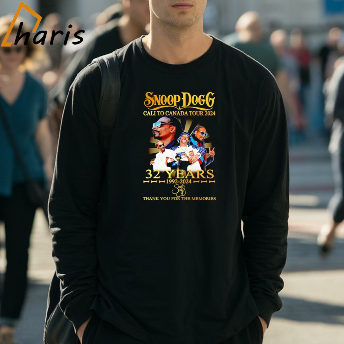 Snoop Dogg Cali To Canada Tour 2024 32 Years 1992 2024 Thank You For The Memories Shirt 3 Long Sleeve Shirt