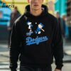 Snoopy And Charlie Brown Playing Baseball Los Angeles Dodgers Shirt 3 hoodie
