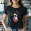 Snoopy And Charlie Browns Happy America 4th Of July Independence Day Shirt