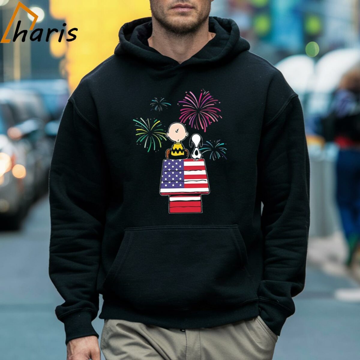 Snoopy And Charlie Browns Happy America 4th Of July Independence Day Shirt 5 Hoodie