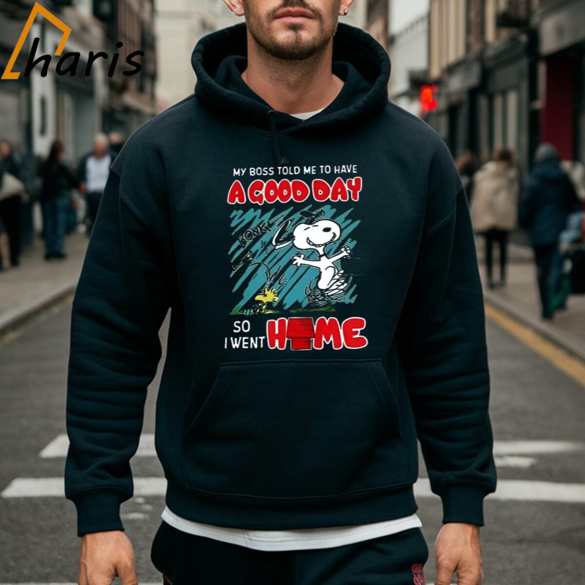 Snoopy And Woodstock My Boss Told Me To Have A Good Day So I Went Home Shirt 5 Hoodie