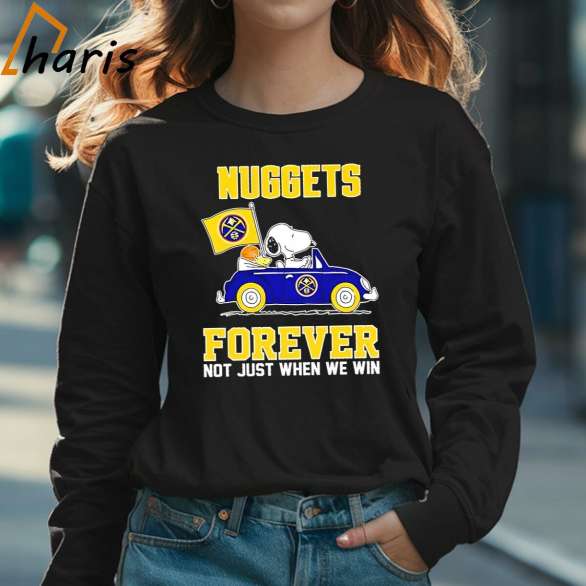Snoopy And Woodstock Nuggets Forever Not Just When We Win Shirt 3 Long sleeve shirt