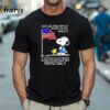 Snoopy And Woodstock Salute The American Flag Shirt