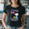 Snoopy And Woodstock Salute The American Flag Shirt 2 Shirt