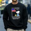 Snoopy And Woodstock Salute The American Flag Shirt 4 Sweatshirt