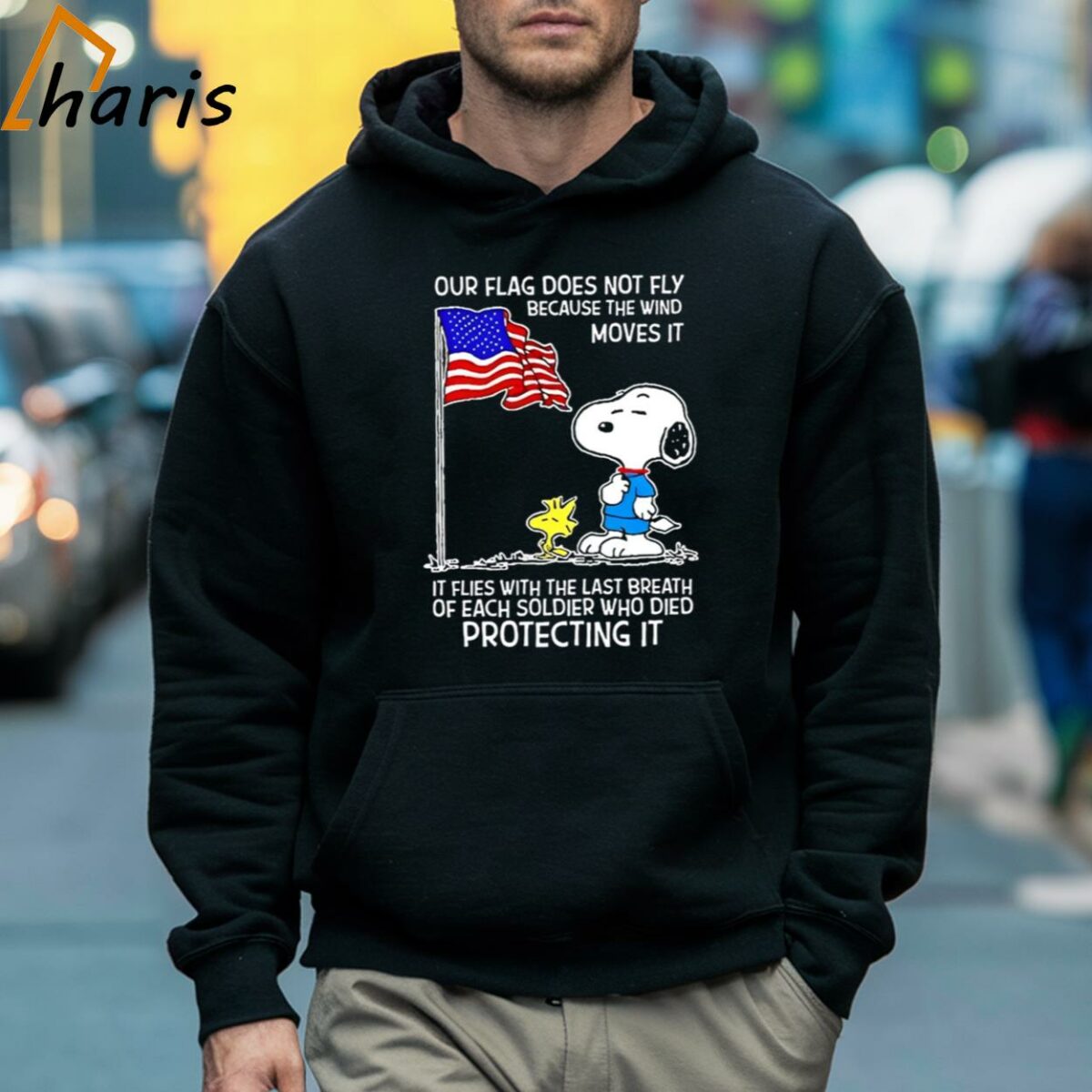 Snoopy And Woodstock Salute The American Flag Shirt 5 Hoodie