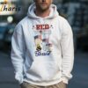 Snoopy Charlie Brown Peanuts The Independence Day Red White Blessed T shirt 5 Hoodie