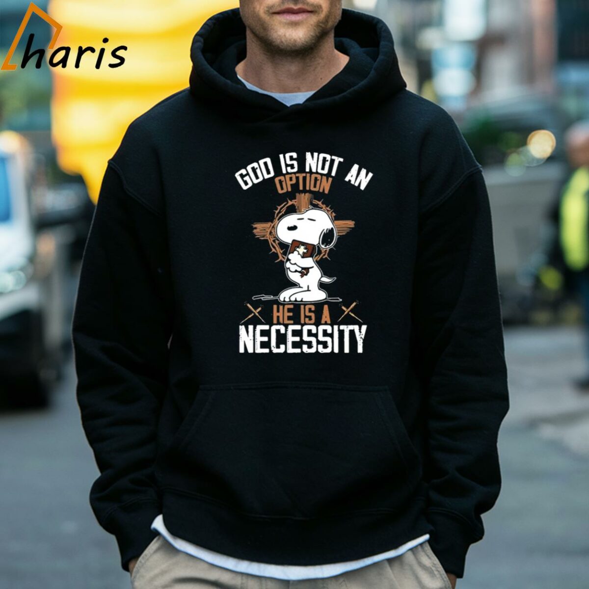 Snoopy God Is Not An Option He Is A Necessity T shirt 5 Hoodie