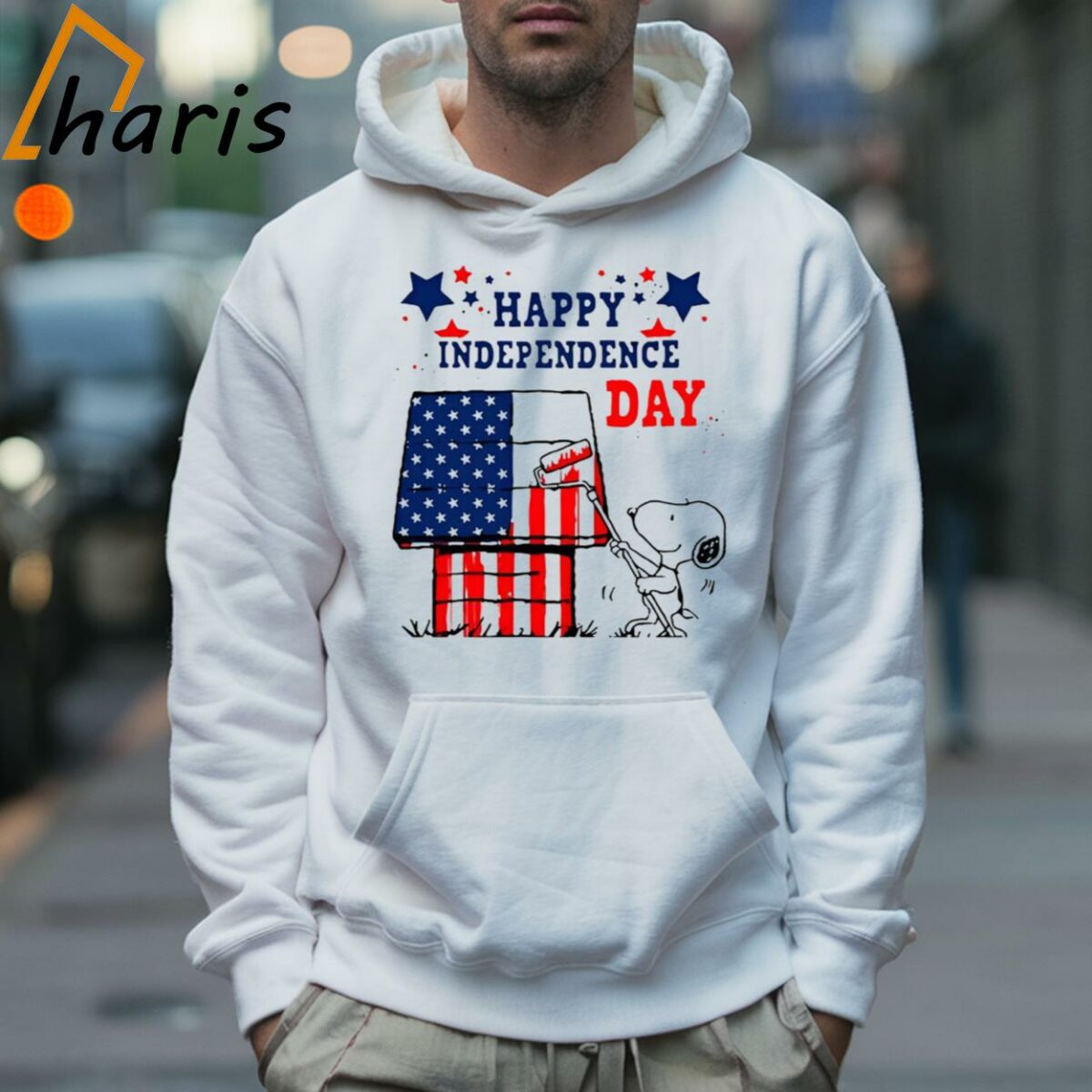 Snoopy Painting The House Happy Independence Day 4th Shirt 5 Hoodie