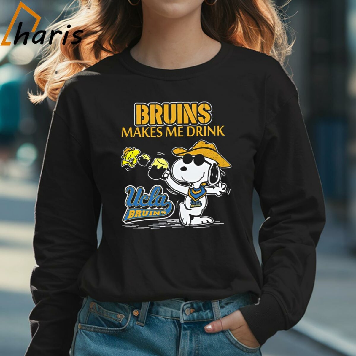Snoopy UCLA Bruins Make Me Drinks Shirt 3 Long sleeve shirt