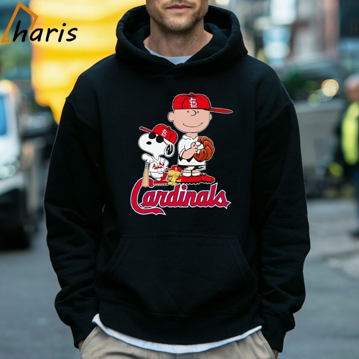Snoopy Woodstock And Charlie Brown Fan Cardinals Baseball Shirt 5 Hoodie