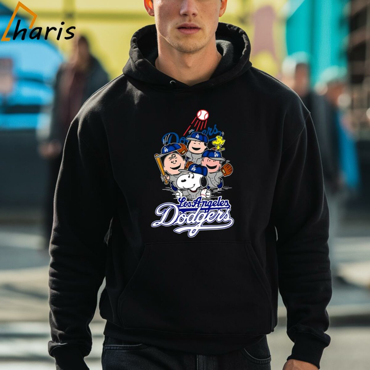 Snoopy Woodstock The Peanuts Los Angeles Dodgers Shirt 3 hoodie