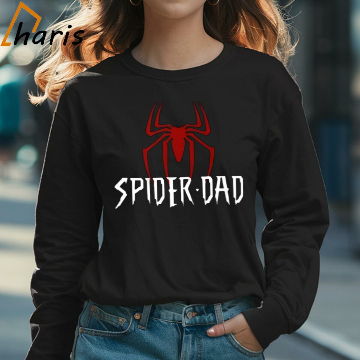 Spider Dad Essential T shirt Fathers Day Shirt 3 Long sleeve shirt