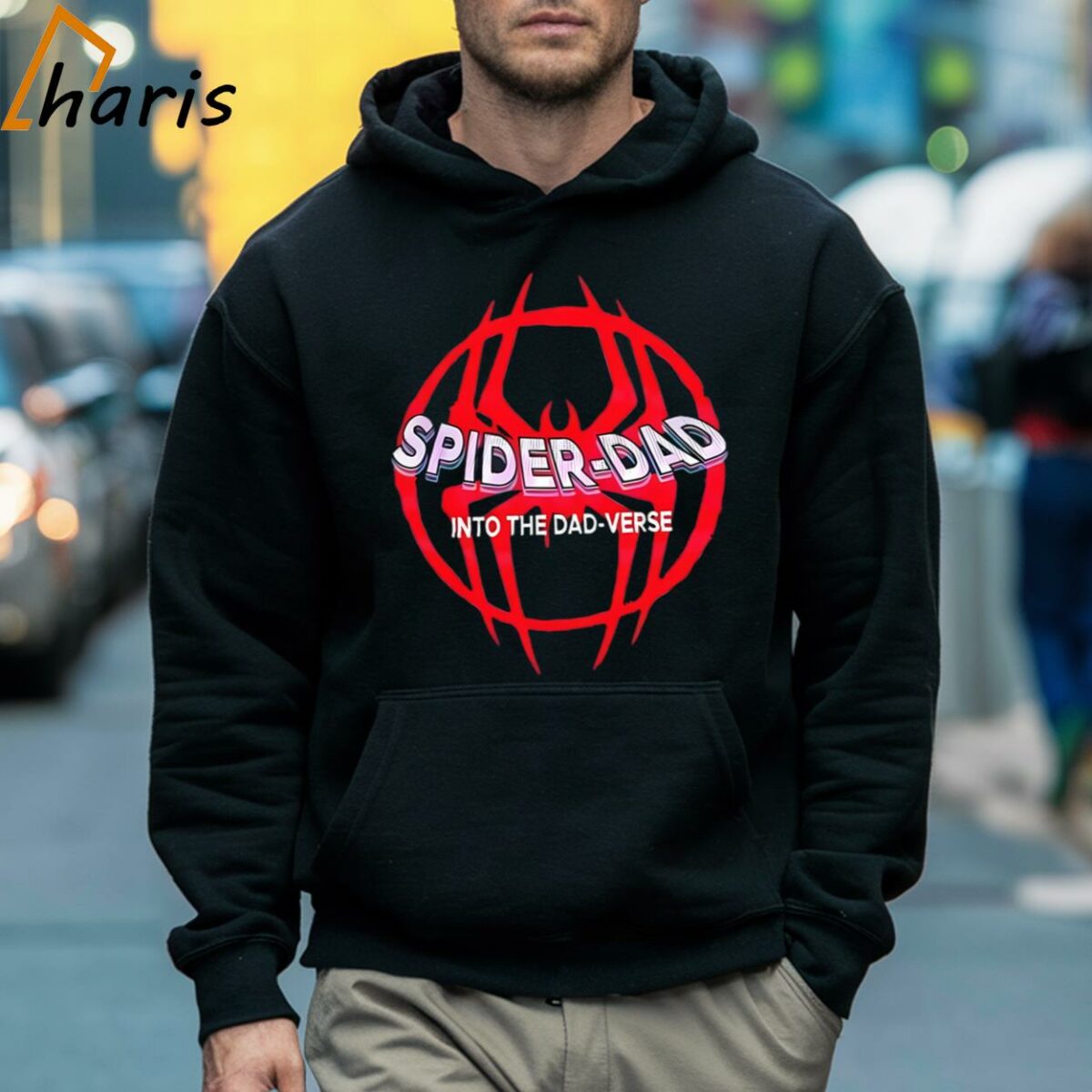 Spider Dad Into The Dadverse Shirt 5 Hoodie