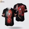 Spider Man No Way Home Iron Spider Suit Costume Chibi Version Designed Allover Gift For Spider Man Fans Baseball Jersey 1 jersey