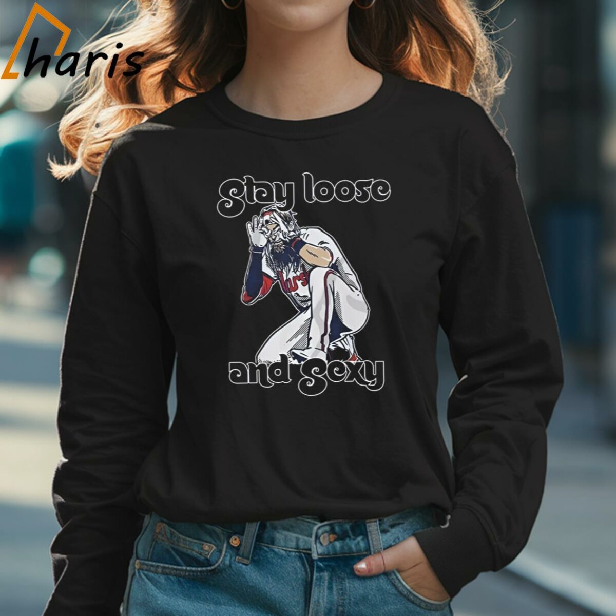 Stay Loose and Sexy Baby Harper Philadelphia T shirt 3 Long sleeve shirt