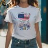 Stitch God Bless America Land That I Love Fan T Shirt 1 Shirt