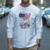 Stitch God Bless America Land That I Love Fan T Shirt 3 Long sleeve shirt
