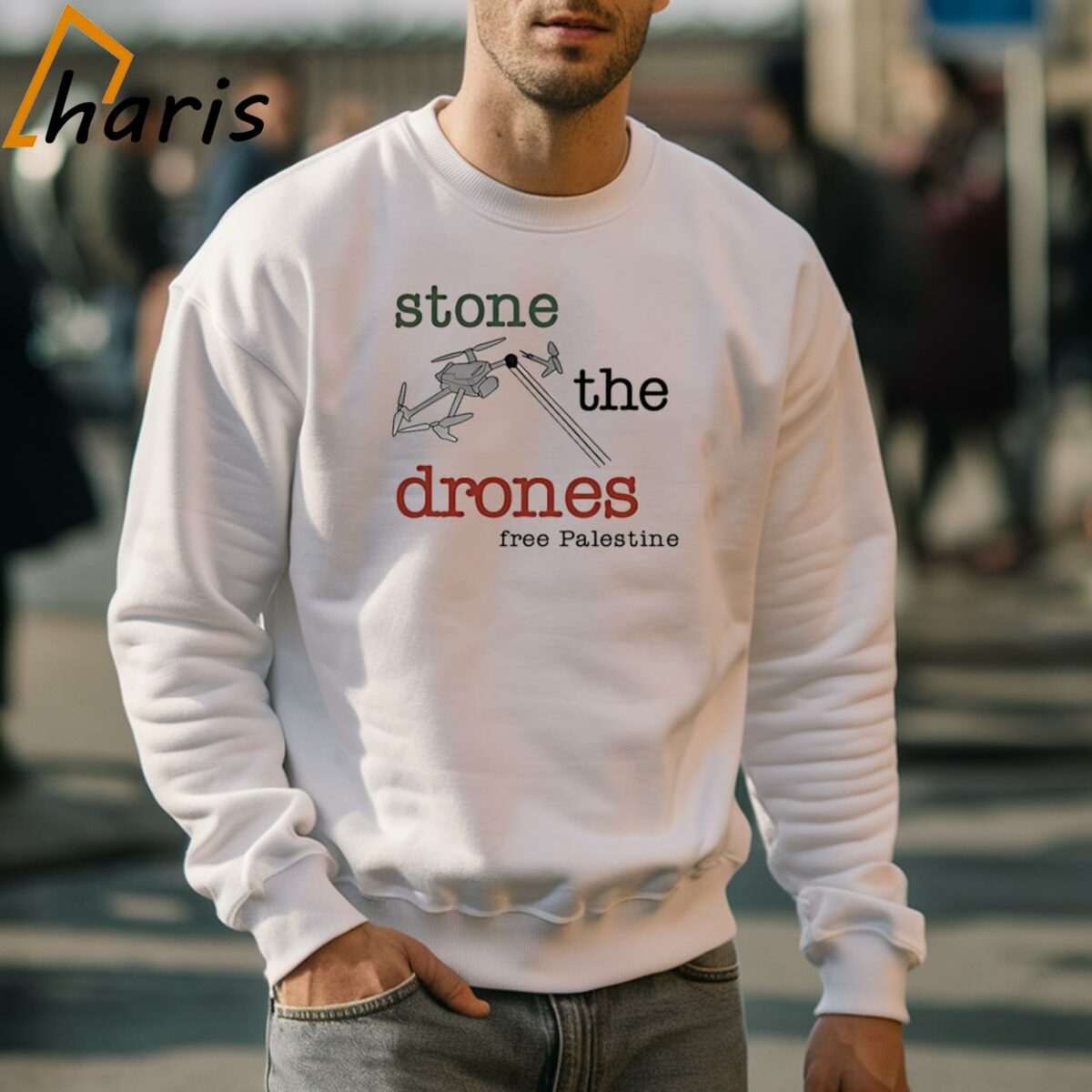 Stone The Drones Free Palestine Shirt 5 Sweatshirt