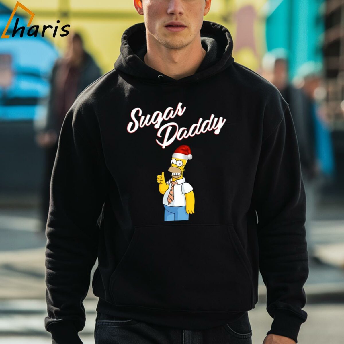 Sugar Daddy Homer Simpson Thumbs Up Christmas Shirt 3 hoodie