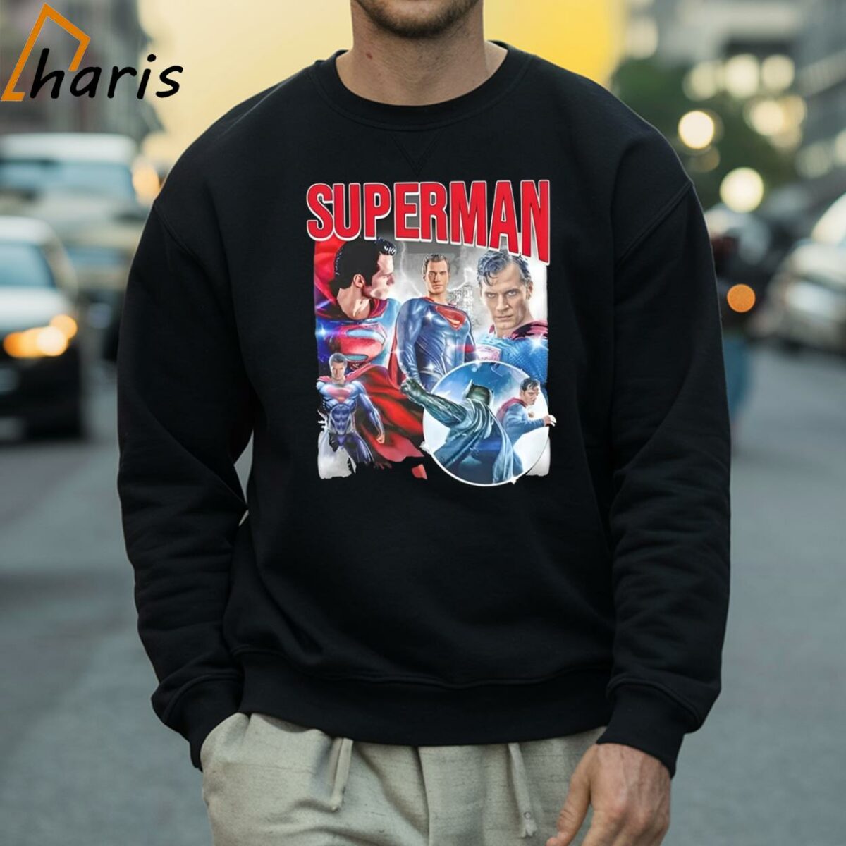 Super Man Comic Book Character Film Series Graphic Shirt 4 Sweatshirt