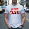 Superhero Spider Dad Shirt Gift For Fathers Day 2 Shirt