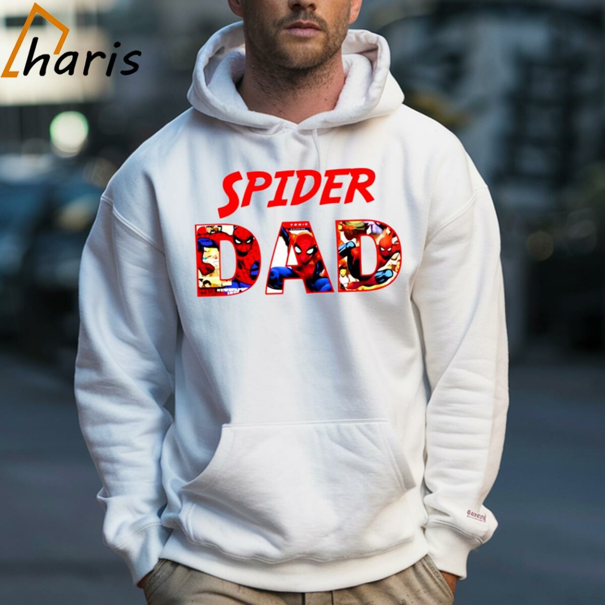 Superhero Spider Dad Shirt Gift For Fathers Day 5 Hoodie