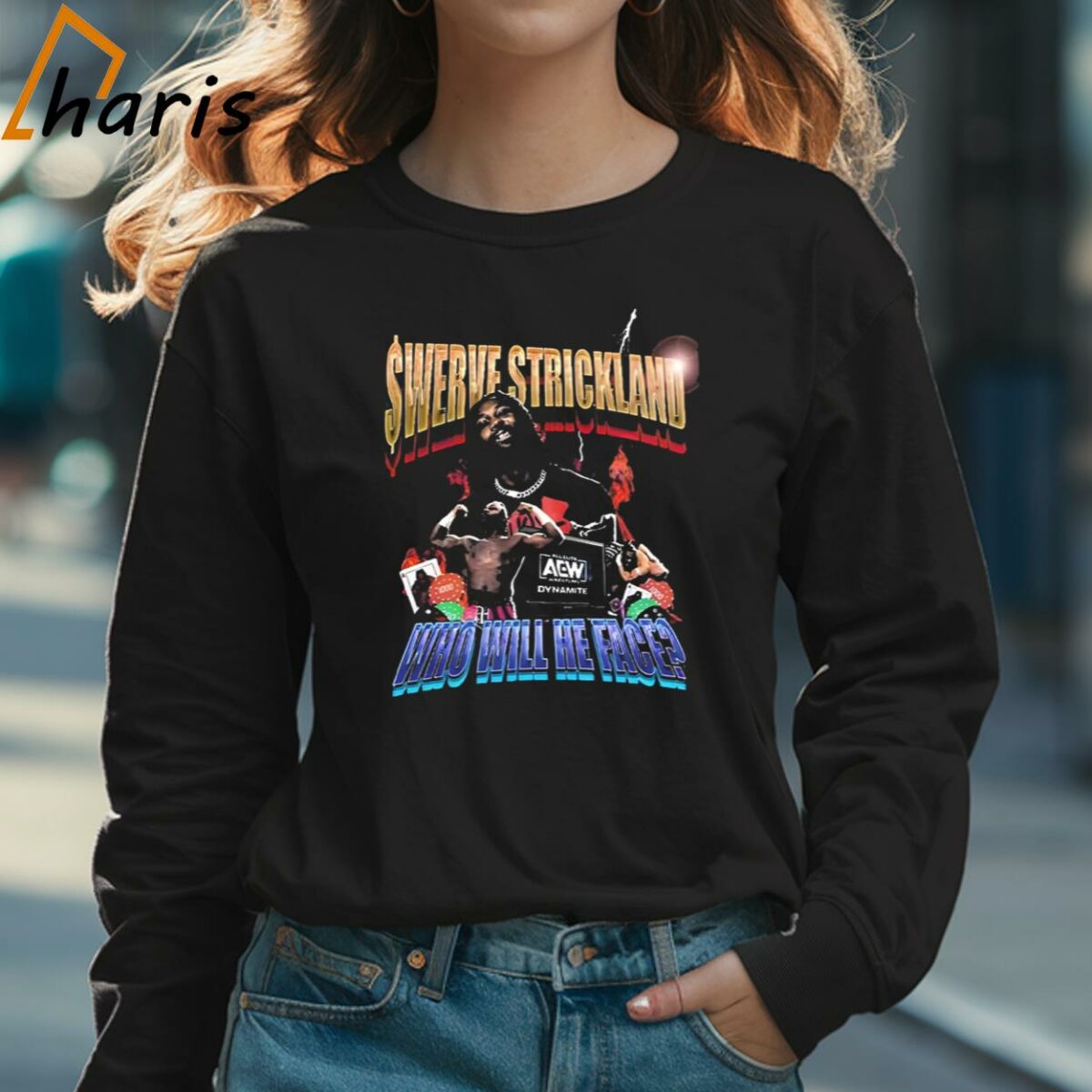Swerve Strickland Who Will He Face 2024 T shirt 3 Long sleeve shirt