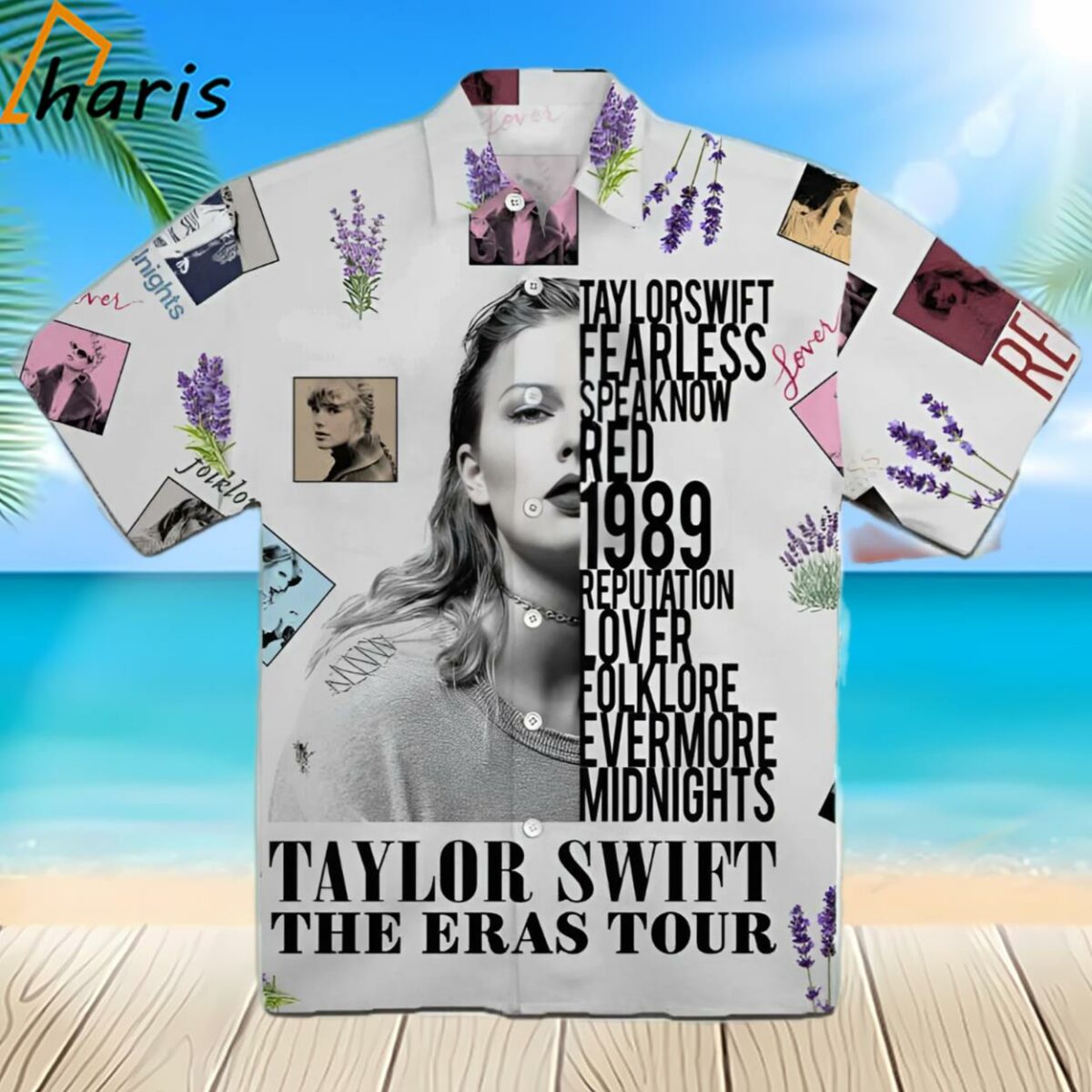 Taylor Swift The Eras Tour Album AOP Hawaiian Shirt 2 2