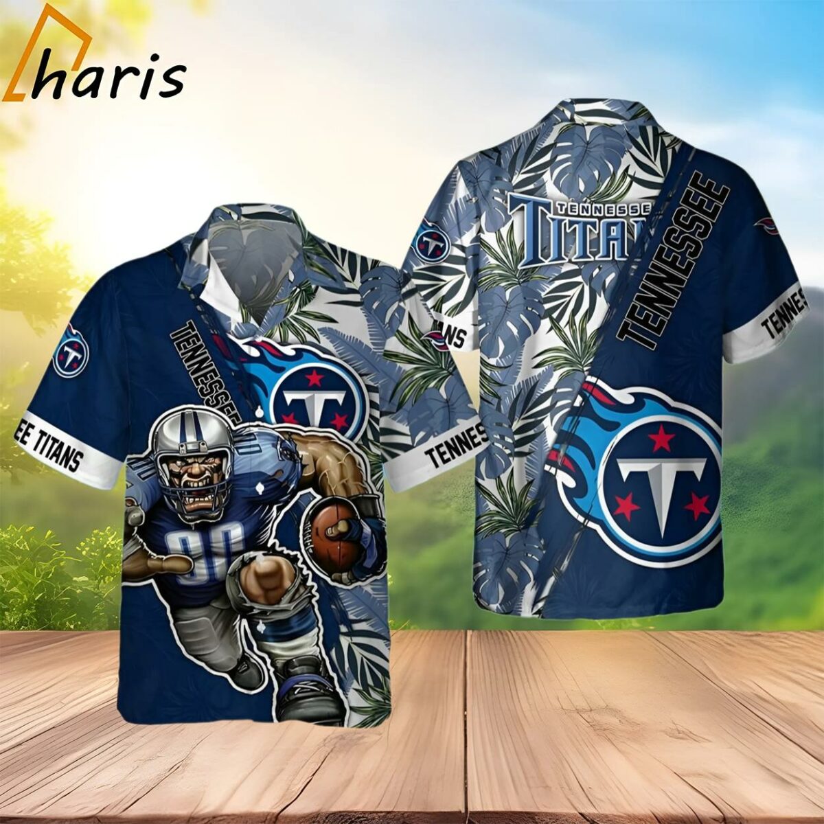 Tennessee Titans NFL Floral Summer Hawaiian Shirt 2 3