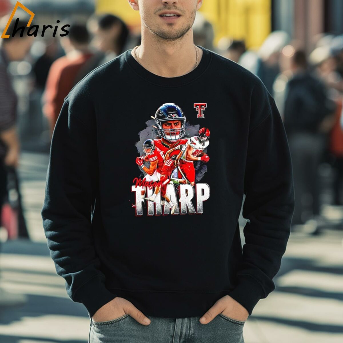 Texas Tech Red Raiders Mason Tharp 80 Retro Shirt 5 sweatshirt