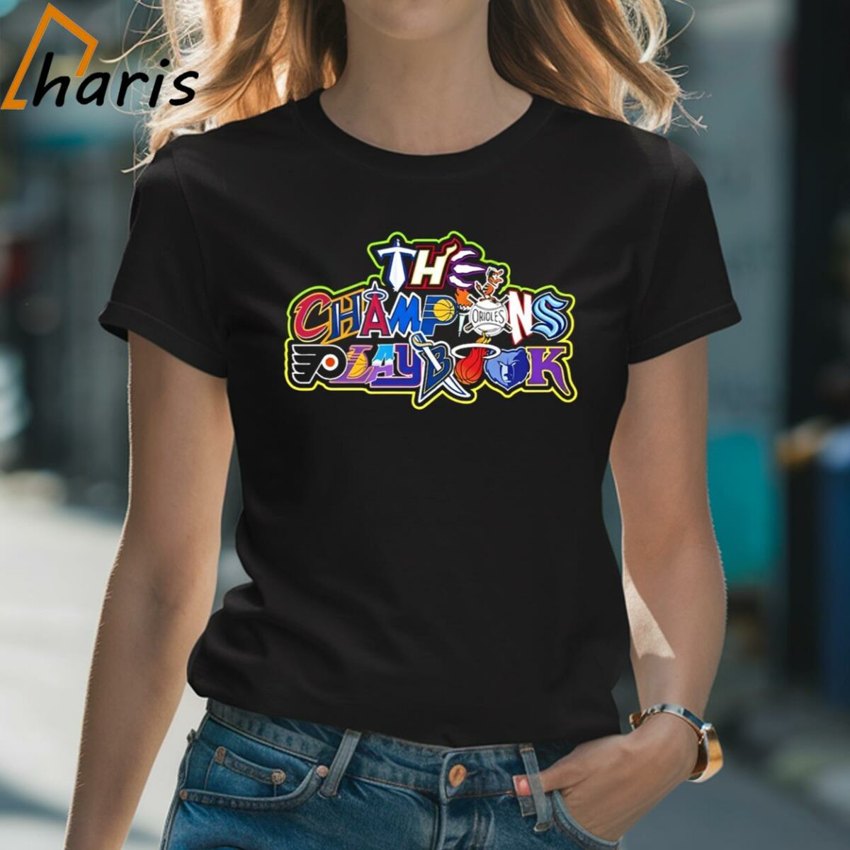 The Champions Playbook Design All Team Logo Shirt 2 Shirt