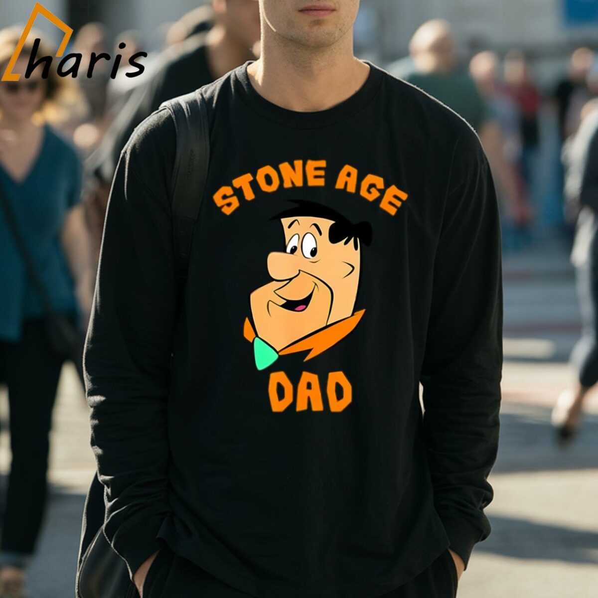 The Flintstones Fred Flintstone Stone Age Dad T shirt 3 Long Sleeve Shirt