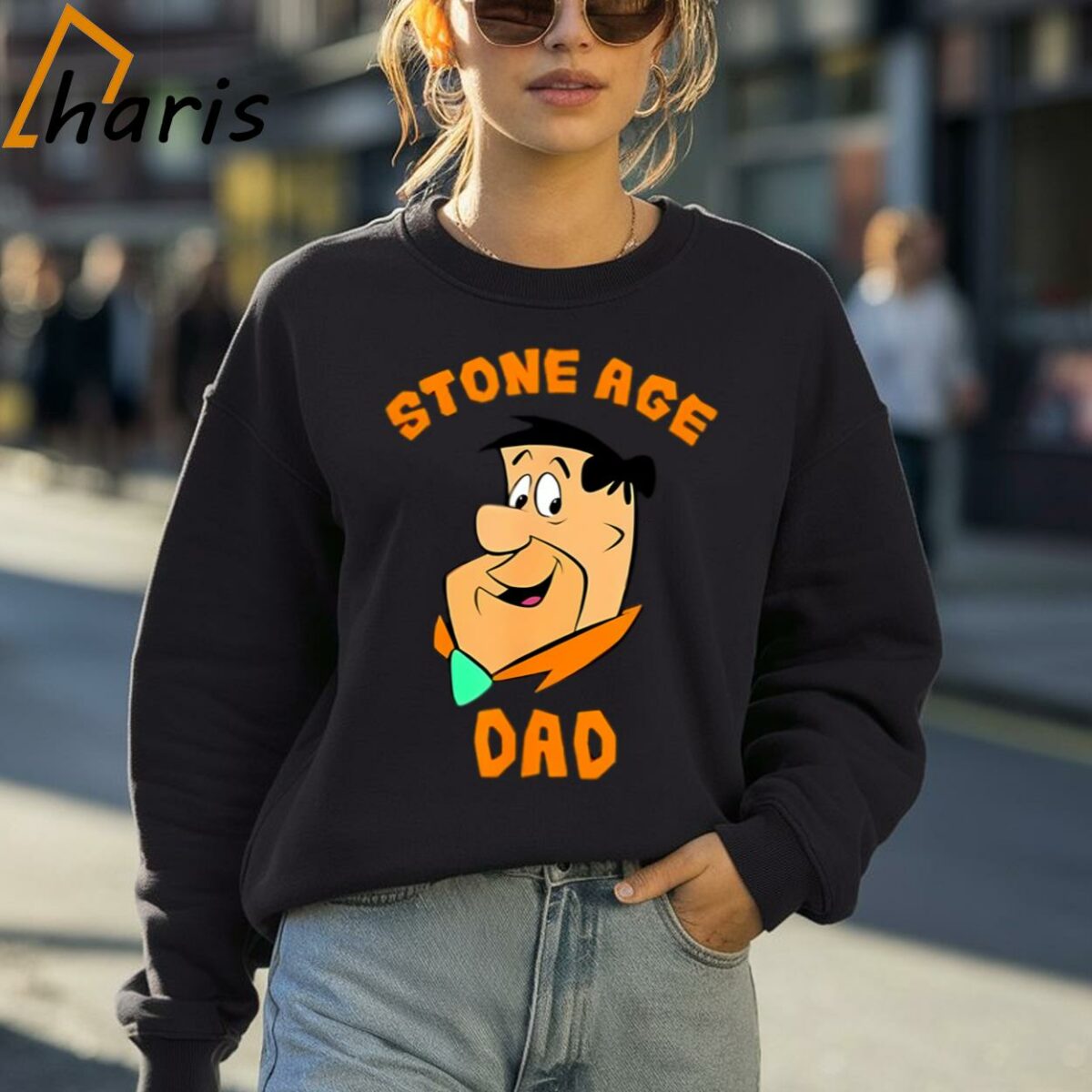 The Flintstones Fred Flintstone Stone Age Dad T shirt 4 Sweatshirt
