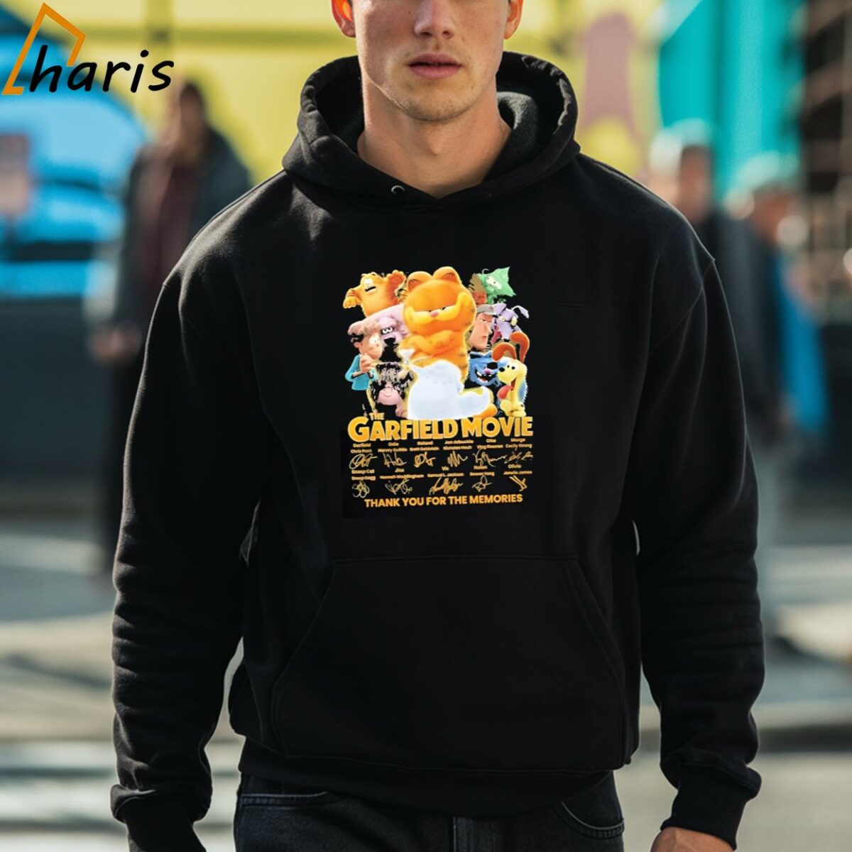 The Garfield Movie characters Thank You For The Memories T Shirt 3 hoodie