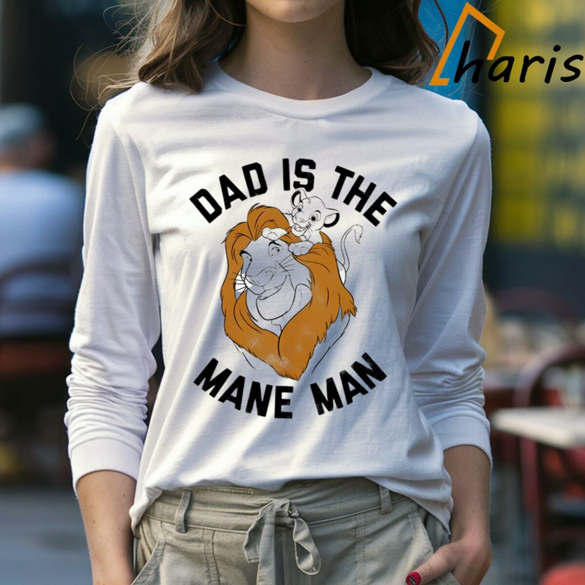 The Lion King Dad Is The Mane Man Funny Dad Disney Shirts 4 Long sleeve Shirt
