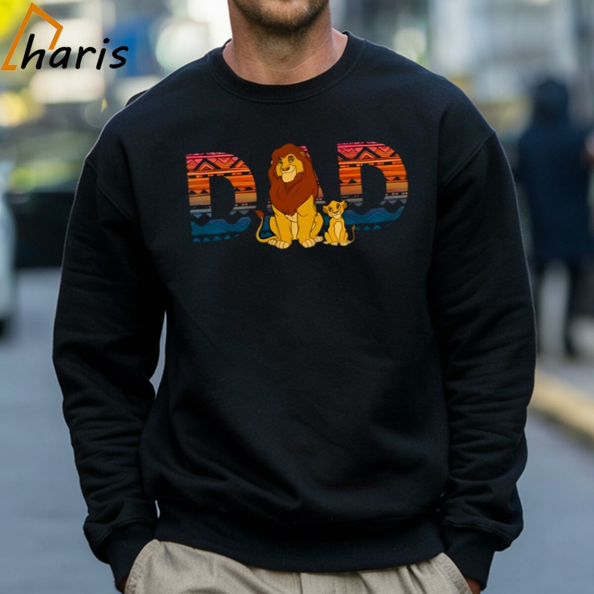 The Lion King Mufasa Dad And Simba Disney Dad Shirt 4 Sweatshirt